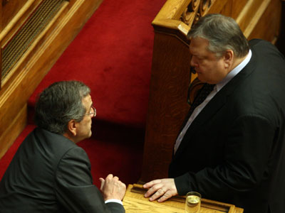 Συνάντηση Σαμαρά – Βενιζέλου το μεσημέρι